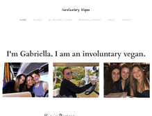 Tablet Screenshot of involuntaryvegan.com